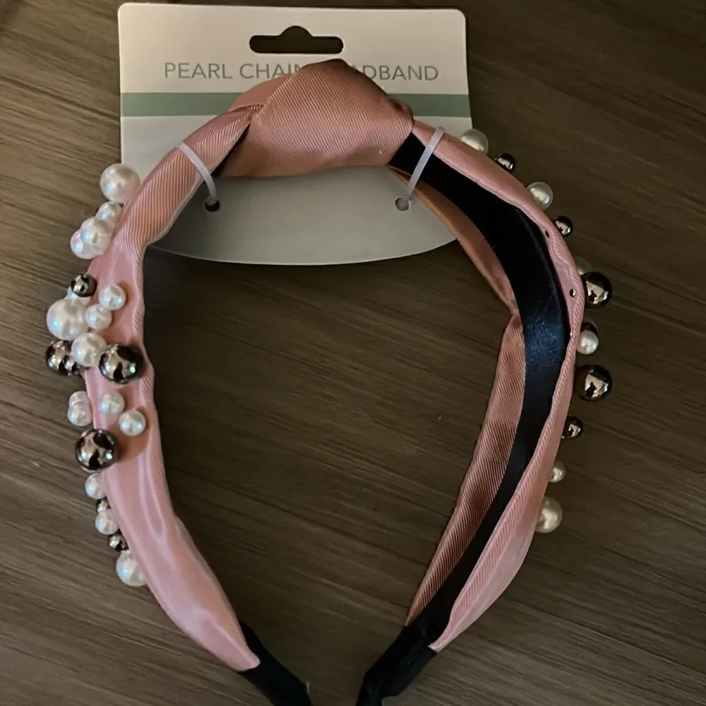 FASHION PEARL CHAIN HEADBAND